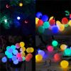 20ft 30 LED Solar String Ball Lights Outdoor Waterproof Warm White Garden Decor