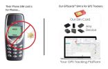 GPS Cards for Black 4 Tracker Smart Finder Locator Phone Alarm Anti Lost