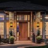 Flame Solar Lights Outdoor 96 LEDs Waterproof Flickering Flame Wall Mount Lamp Auto On Off