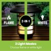 Smart Solar Pathways Lights with Remote, Bright White & Warm Flame Outdoor LED Premier Lighting