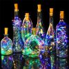 1pc 20 LED Wine Bottle Lights String Light; Mini LED 6.6ft Silver Wire Cork Lights Battery Operated Fairy Mini String Lights For Liquor Bottles Crafts